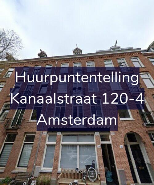 Foto gevel Huurpuntentelling voor Kanaalstraat 120-4, Amsterdam