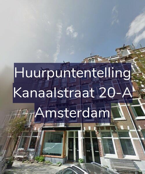 Foto gevel Huurpuntentelling voor Kanaalstraat 20-A, Amsterdam