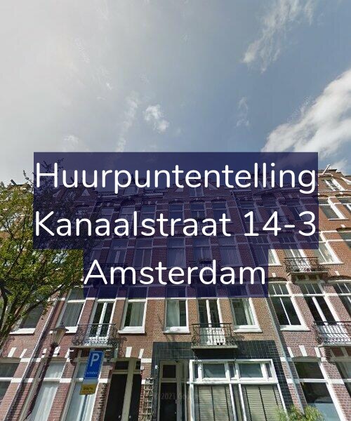 Foto gevel Huurpuntentelling voor Kanaalstraat 14-3, Amsterdam