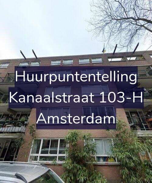 Foto gevel Huurpuntentelling voor Kanaalstraat 103-H, Amsterdam