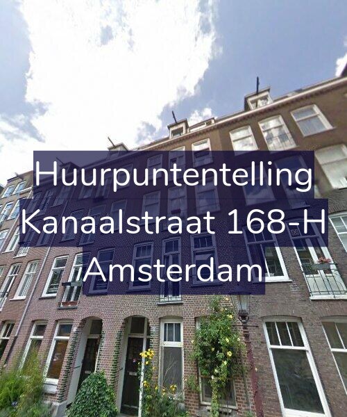 Foto gevel Huurpuntentelling voor Kanaalstraat 168-H, Amsterdam