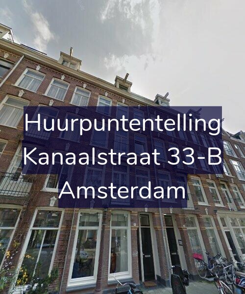 Foto gevel Huurpuntentelling voor Kanaalstraat 33-B, Amsterdam