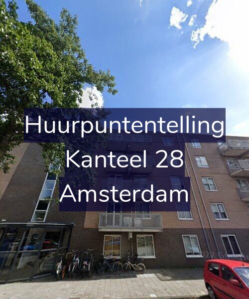 Foto gevel Huurpuntentelling voor Kanteel 28, Amsterdam
