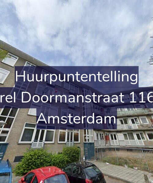 Foto gevel Huurpuntentelling voor Karel Doormanstraat 116-3, Amsterdam