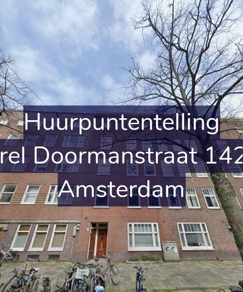 Foto gevel Huurpuntentelling voor Karel Doormanstraat 142-4, Amsterdam