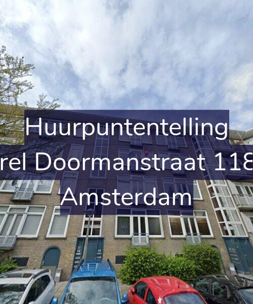 Foto gevel Huurpuntentelling voor Karel Doormanstraat 118-3, Amsterdam