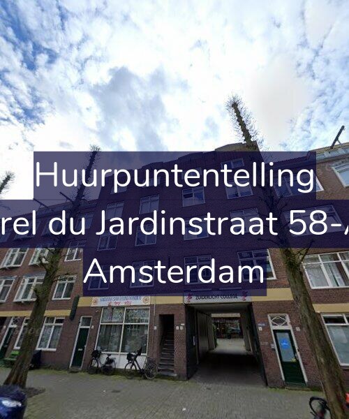 Foto gevel Huurpuntentelling voor Karel du Jardinstraat 58-A2, Amsterdam