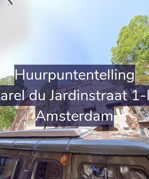 Foto gevel Huurpuntentelling voor Karel du Jardinstraat 1-H, Amsterdam