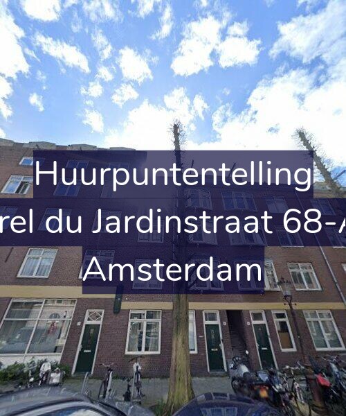 Foto gevel Huurpuntentelling voor Karel du Jardinstraat 68-AH, Amsterdam