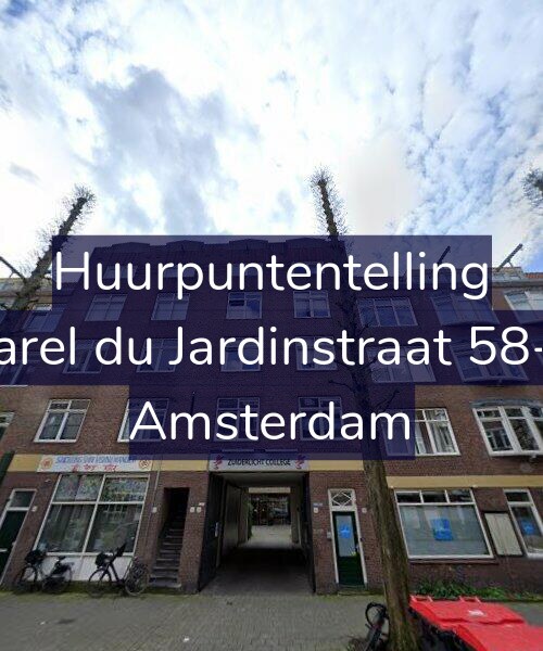 Foto gevel Huurpuntentelling voor Karel du Jardinstraat 58-1, Amsterdam