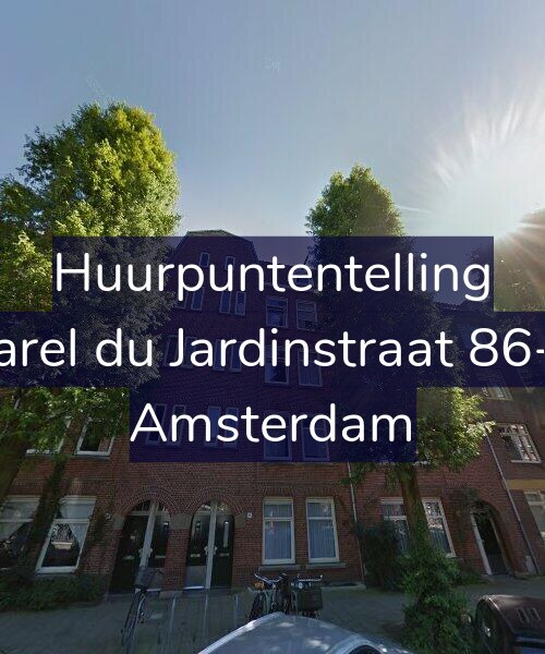 Foto gevel Huurpuntentelling voor Karel du Jardinstraat 86-2, Amsterdam
