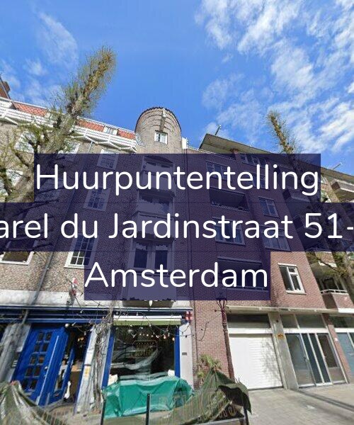 Foto gevel Huurpuntentelling voor Karel du Jardinstraat 51-B, Amsterdam