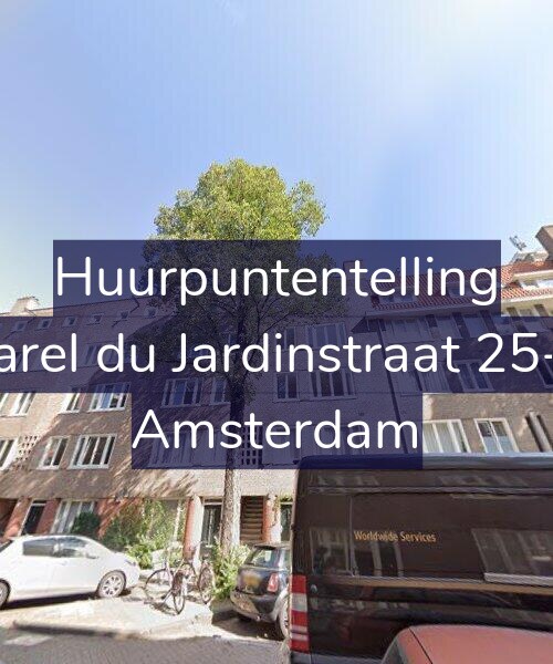 Foto gevel Huurpuntentelling voor Karel du Jardinstraat 25-2, Amsterdam