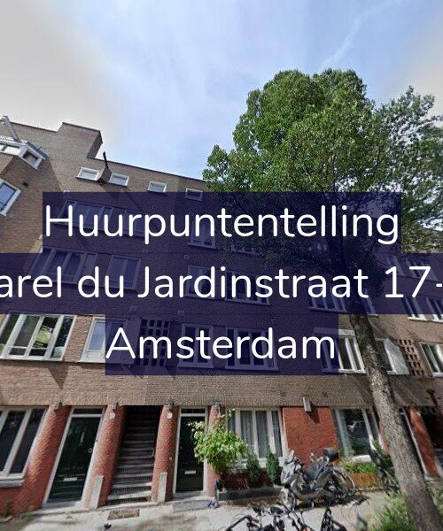 Foto gevel Huurpuntentelling voor Karel du Jardinstraat 17-3, Amsterdam