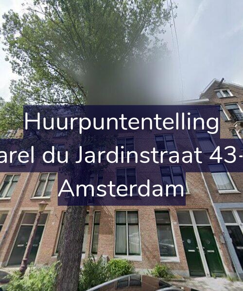 Foto gevel Huurpuntentelling voor Karel du Jardinstraat 43-1, Amsterdam