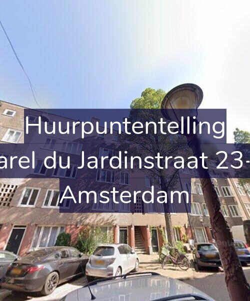 Foto gevel Huurpuntentelling voor Karel du Jardinstraat 23-2, Amsterdam