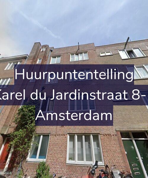 Foto gevel Huurpuntentelling voor Karel du Jardinstraat 8-1, Amsterdam
