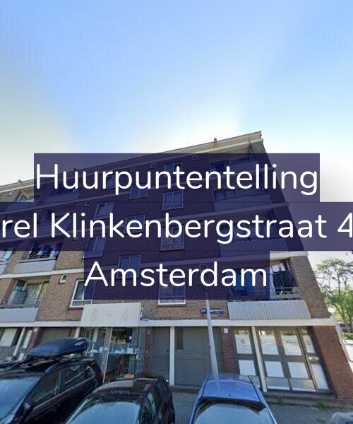 Foto gevel Huurpuntentelling voor Karel Klinkenbergstraat 4-1, Amsterdam
