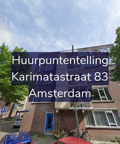 Foto gevel Huurpuntentelling voor Karimatastraat 83, Amsterdam