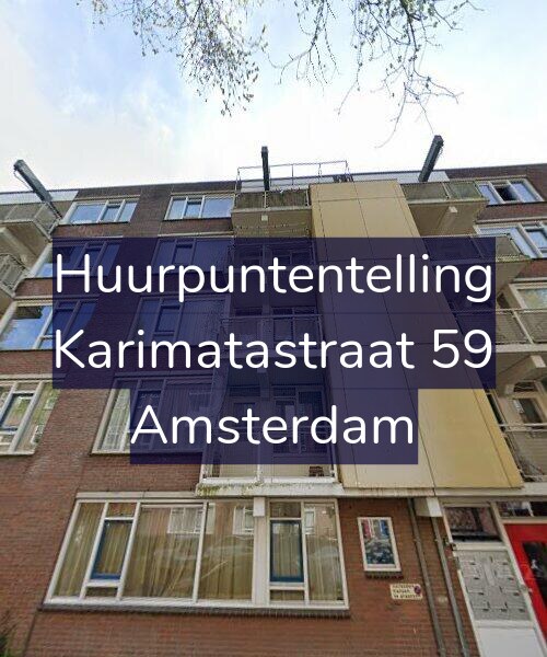 Foto gevel Huurpuntentelling voor Karimatastraat 59, Amsterdam