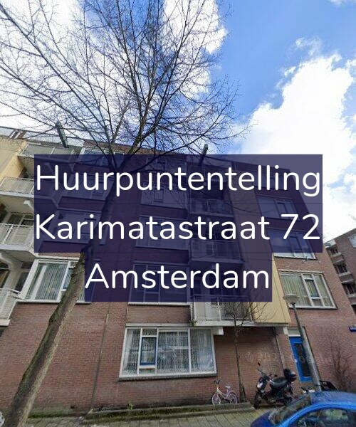Foto gevel Huurpuntentelling voor Karimatastraat 72, Amsterdam