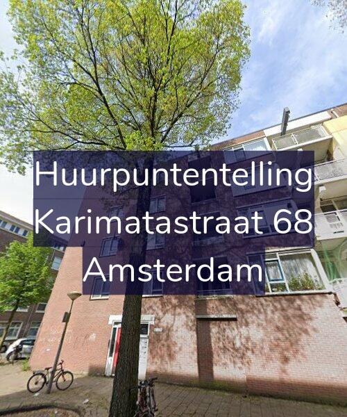 Foto gevel Huurpuntentelling voor Karimatastraat 68, Amsterdam