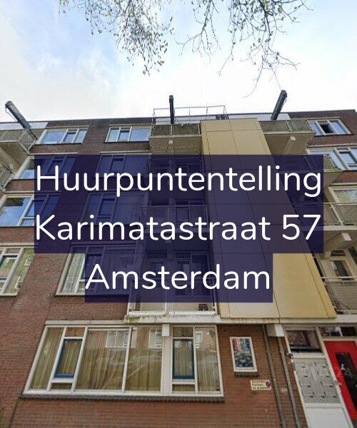 Foto gevel Huurpuntentelling voor Karimatastraat 57, Amsterdam