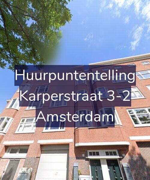 Foto gevel Huurpuntentelling voor Karperstraat 3-2, Amsterdam