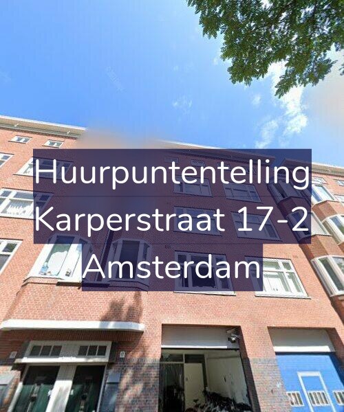 Foto gevel Huurpuntentelling voor Karperstraat 17-2, Amsterdam