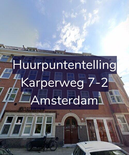 Foto gevel Huurpuntentelling voor Karperweg 7-2, Amsterdam