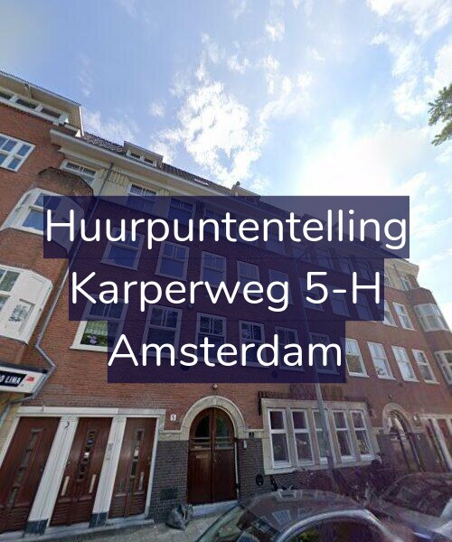 Foto gevel Huurpuntentelling voor Karperweg 5-H, Amsterdam