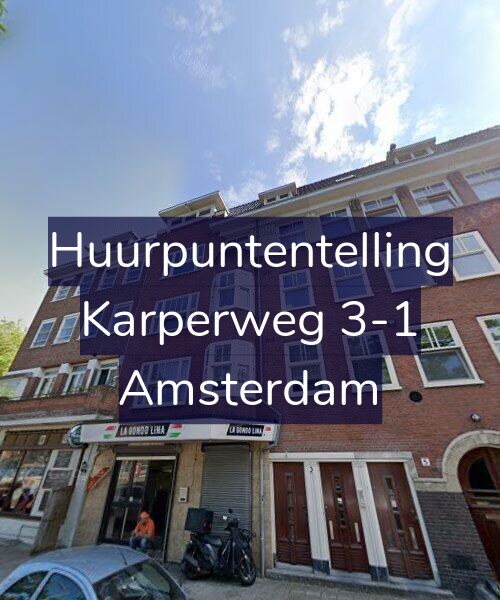 Foto gevel Huurpuntentelling voor Karperweg 3-1, Amsterdam