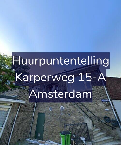 Foto gevel Huurpuntentelling voor Karperweg 15-A, Amsterdam