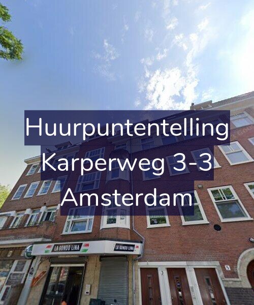 Foto gevel Huurpuntentelling voor Karperweg 3-3, Amsterdam