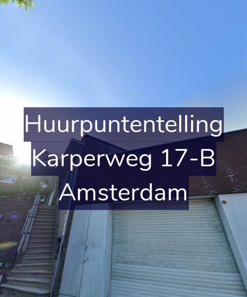 Foto gevel Huurpuntentelling voor Karperweg 17-B, Amsterdam