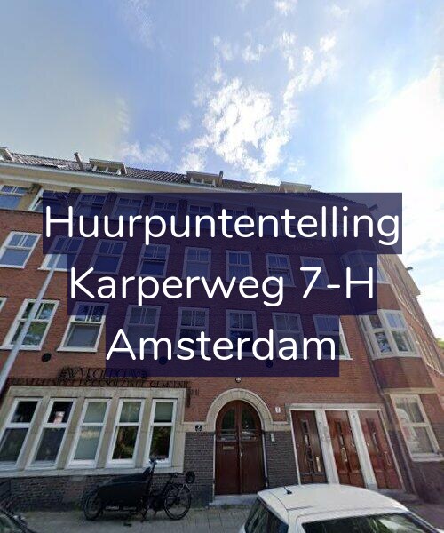 Foto gevel Huurpuntentelling voor Karperweg 7-H, Amsterdam
