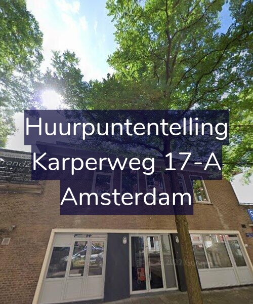 Foto gevel Huurpuntentelling voor Karperweg 17-A, Amsterdam