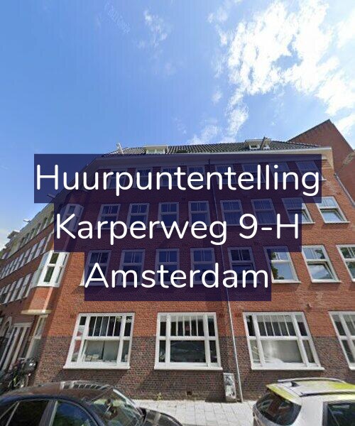 Foto gevel Huurpuntentelling voor Karperweg 9-H, Amsterdam
