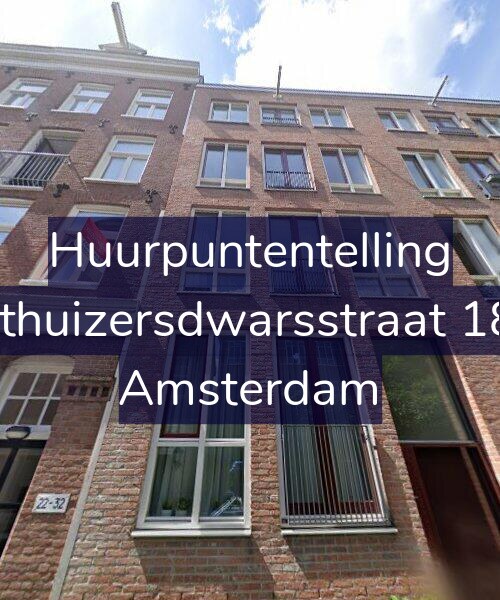 Foto gevel Huurpuntentelling voor Karthuizersdwarsstraat 18-D, Amsterdam