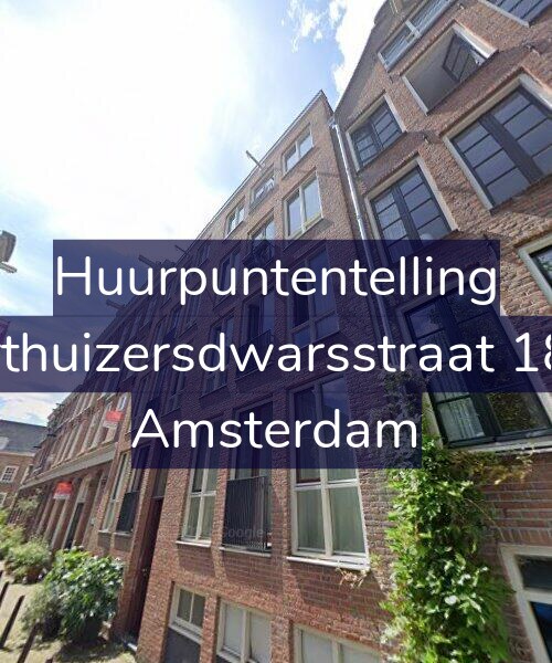 Foto gevel Huurpuntentelling voor Karthuizersdwarsstraat 18-B, Amsterdam