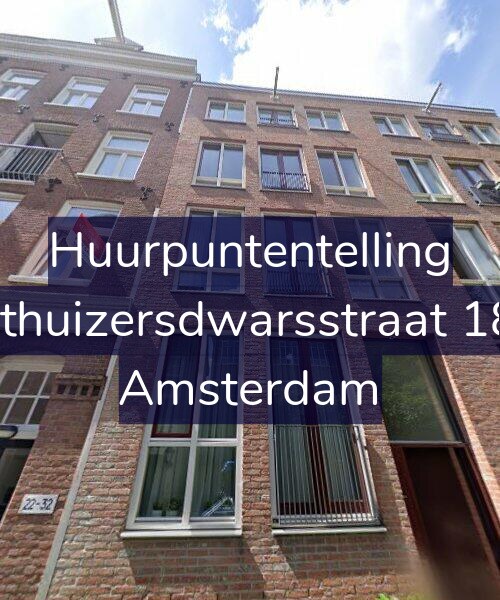 Foto gevel Huurpuntentelling voor Karthuizersdwarsstraat 18-G, Amsterdam