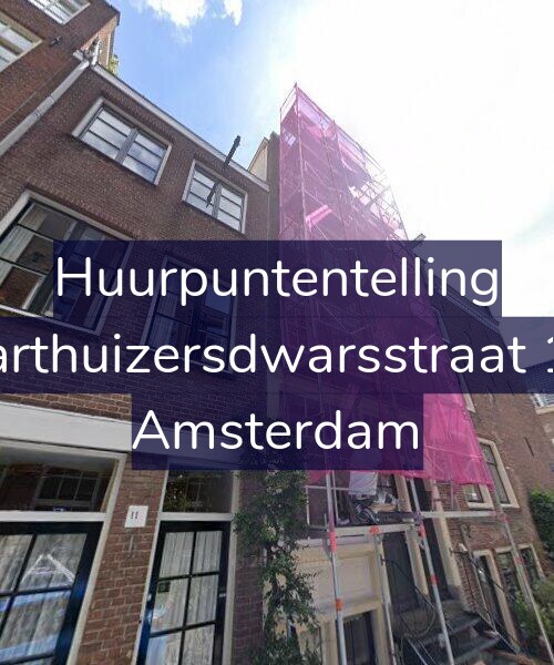 Foto gevel Huurpuntentelling voor Karthuizersdwarsstraat 15, Amsterdam
