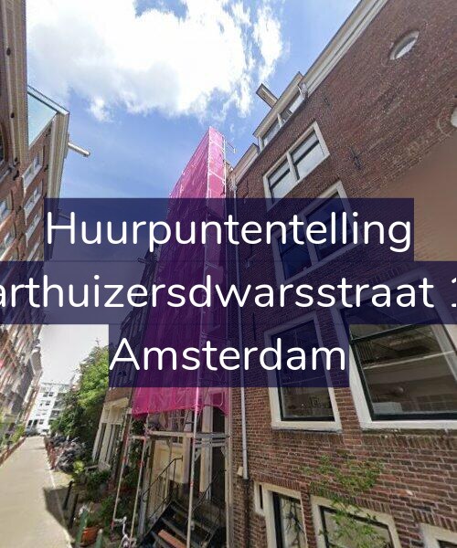 Foto gevel Huurpuntentelling voor Karthuizersdwarsstraat 13, Amsterdam