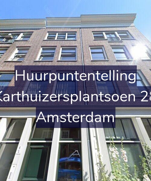 Foto gevel Huurpuntentelling voor Karthuizersplantsoen 28, Amsterdam