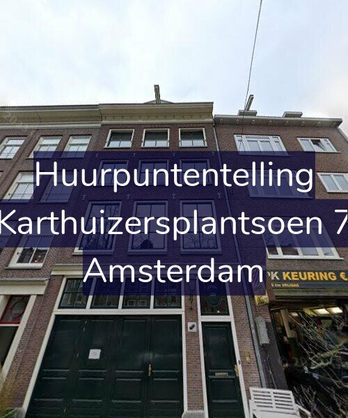 Foto gevel Huurpuntentelling voor Karthuizersplantsoen 7, Amsterdam