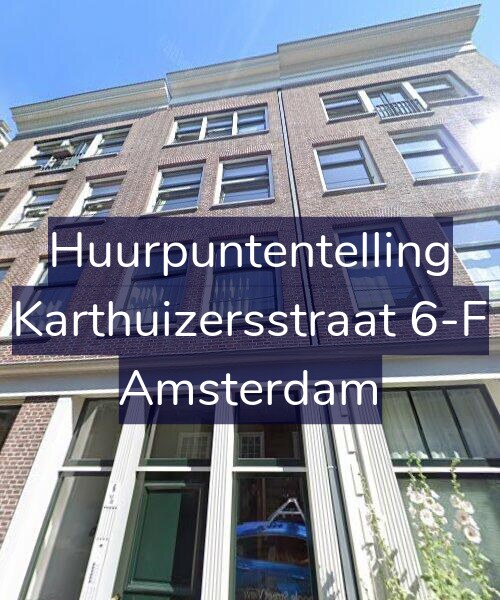 Foto gevel Huurpuntentelling voor Karthuizersstraat 6-F, Amsterdam
