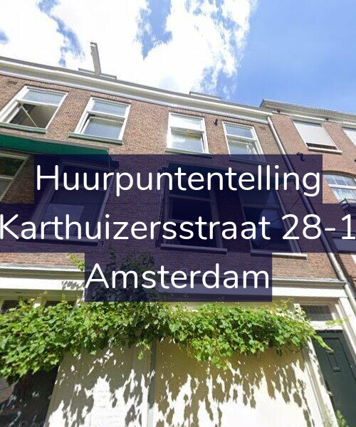 Foto gevel Huurpuntentelling voor Karthuizersstraat 28-1, Amsterdam