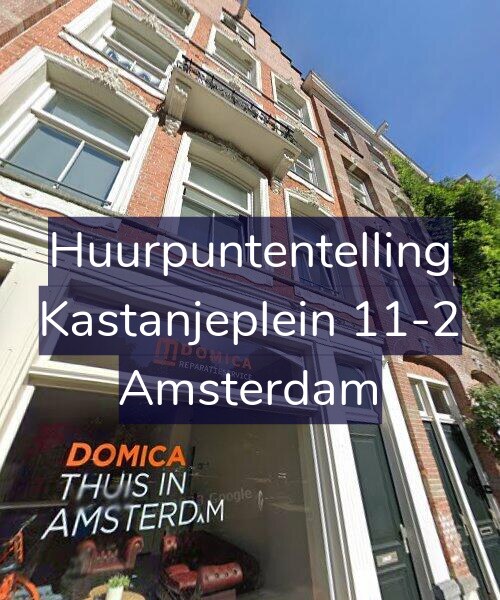 Foto gevel Huurpuntentelling voor Kastanjeplein 11-2, Amsterdam