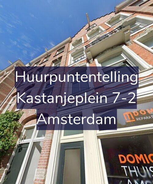 Foto gevel Huurpuntentelling voor Kastanjeplein 7-2, Amsterdam