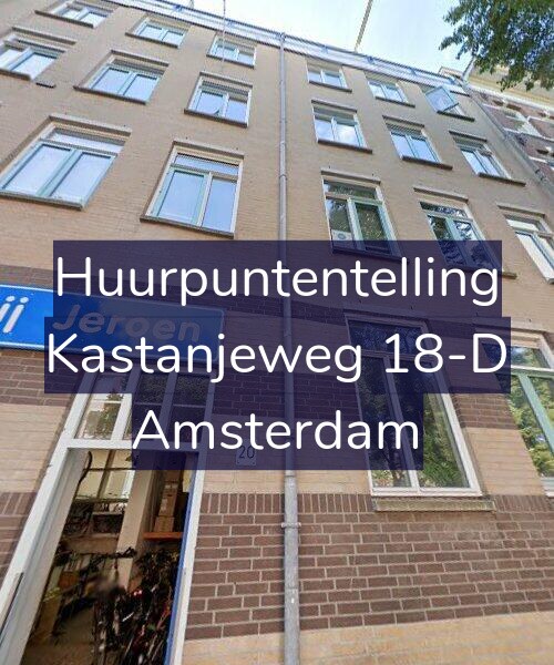Foto gevel Huurpuntentelling voor Kastanjeweg 18-D, Amsterdam